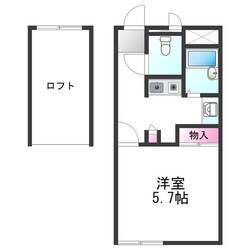 レオパレス国栄の物件間取画像